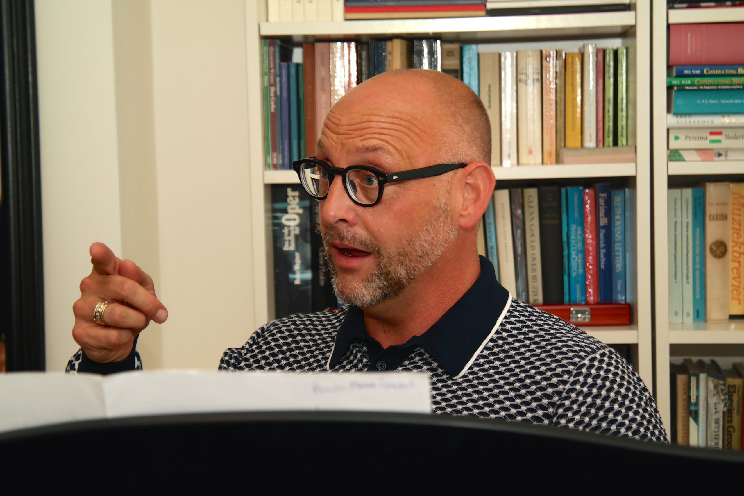 Amand Hekkers teaching